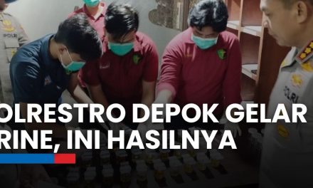 Komitmen Bebas Narkoba, Polres Metro Depok Tes Urine Dadakan