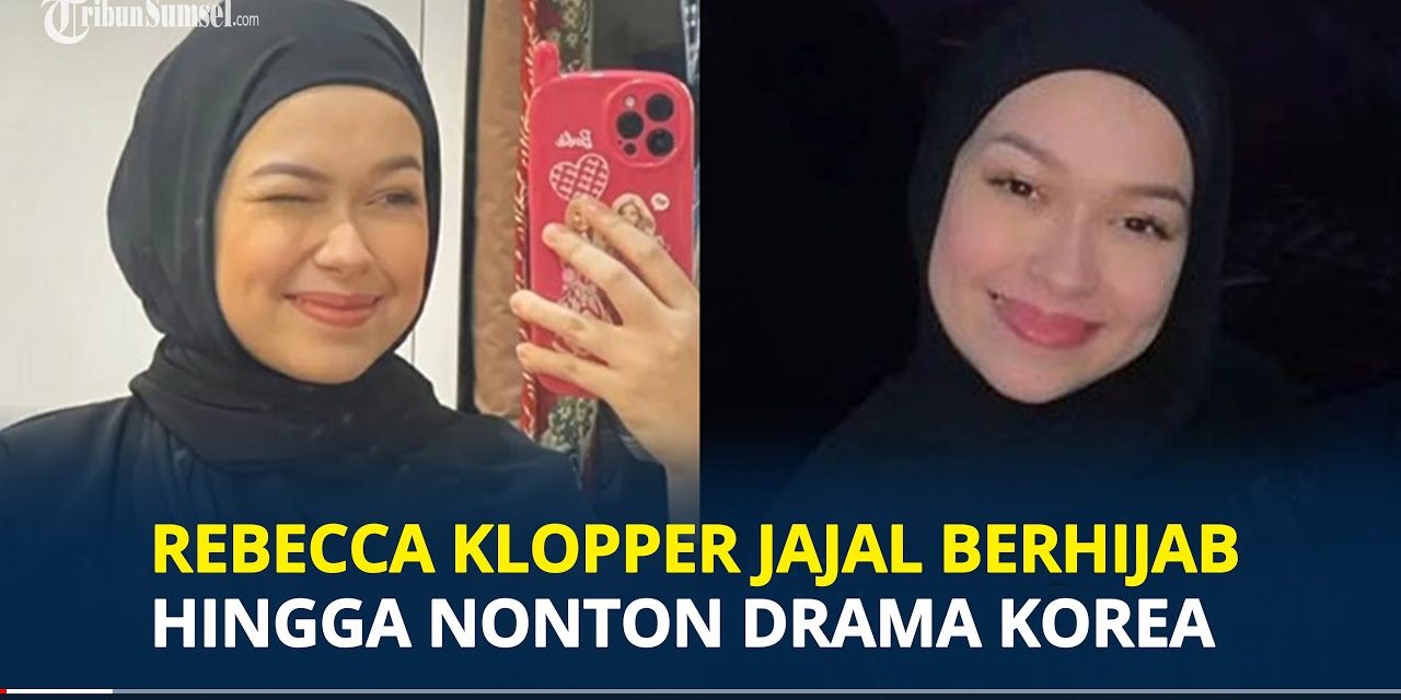 Lihat Dirinya Berhijab, Ekspresi Rebecca Klopper Berubah!