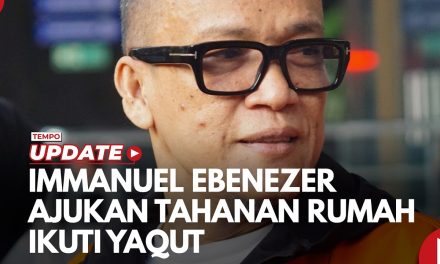 Immanuel Ebenezer Ajukan Tahanan Rumah, Ini Respons KPK
