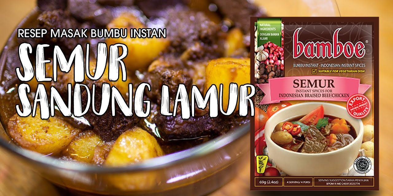 Semur Daging Simpel Dan Lezat, Andalkan Bumbu Jadi Dari Pasar