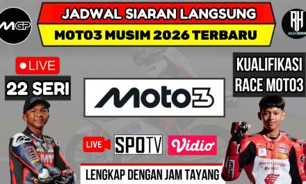 Veda Tampil Di Moto3 AS 2026, Ini Jadwal Dan Link Live Streaming