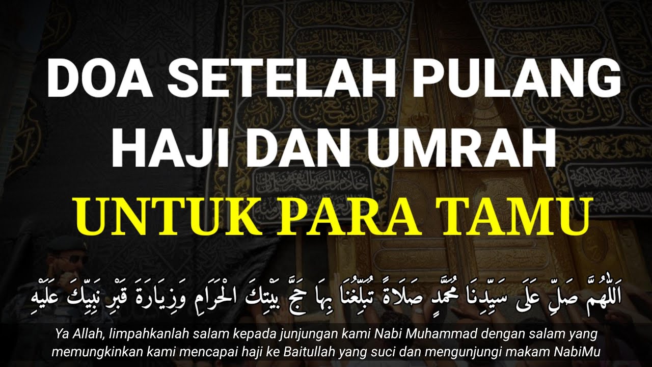 Doa Pulang Umroh