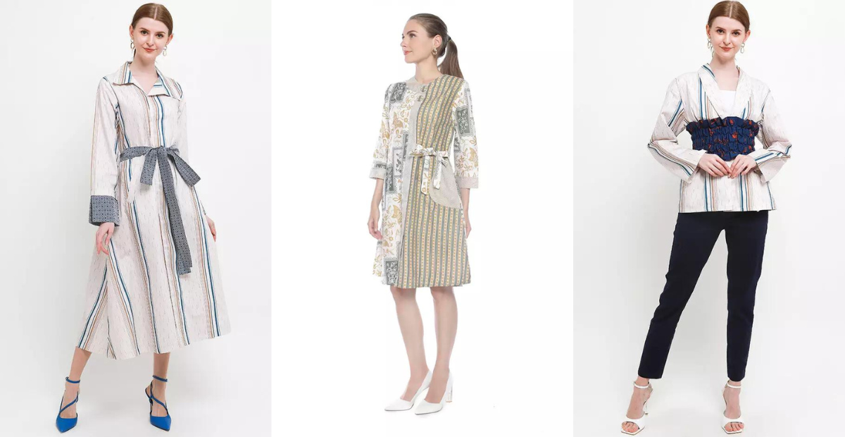 Inspirasi Model Baju Lurik Ikat Yang Modern Dan Tetap Berkelas