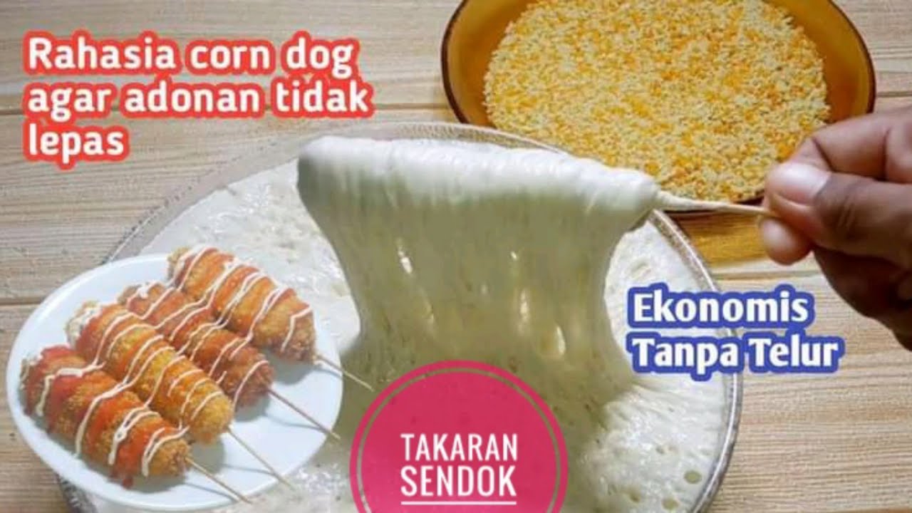 Corndog Homemade Tanpa Telur