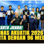 Kejurnas Akuatik 2026 Diserbu Ribuan Atlet Dari Seluruh Indonesia