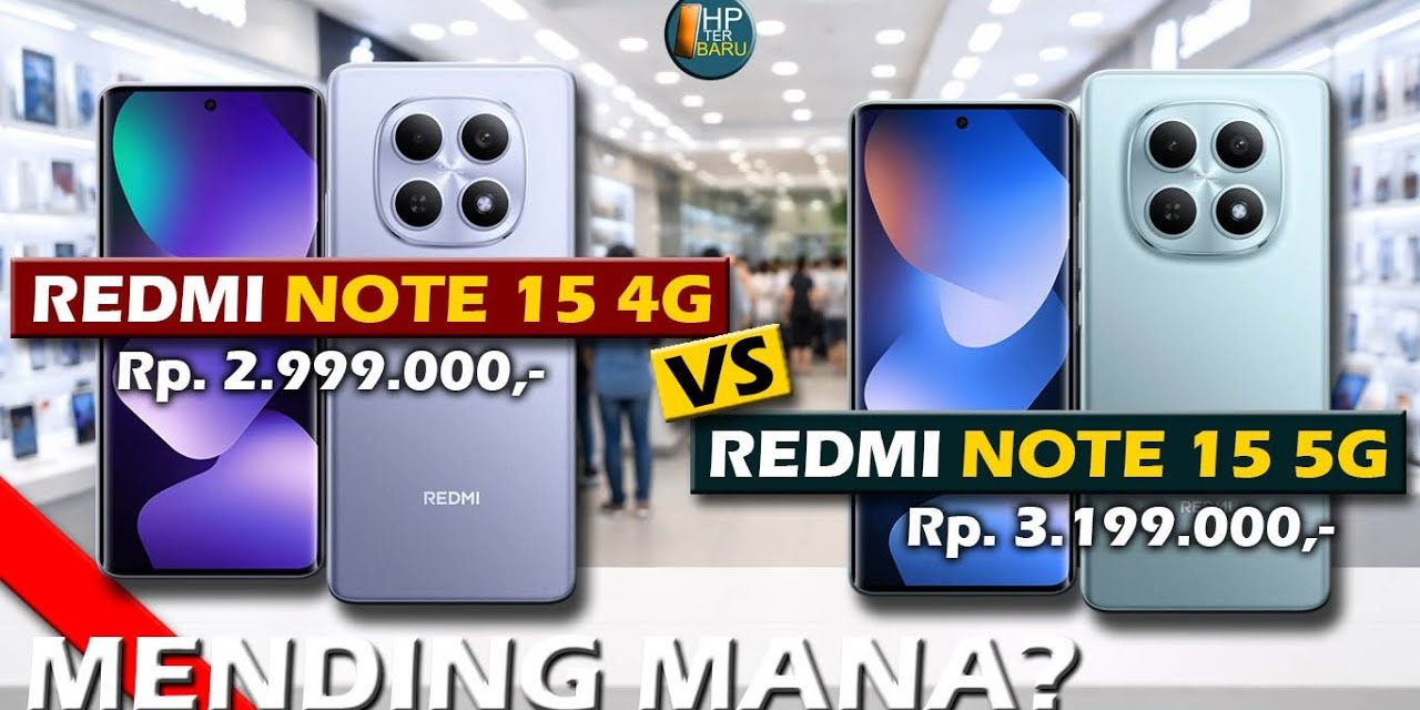 Redmi Note 15 4G Vs 5G, Kamu Pilih Hemat Atau Pilih Kencang?