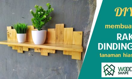 Sulap Palet Bekas Jadi Rak Dinding Multifungsi